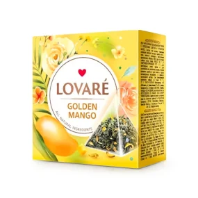 Чай зеленый - Goldmango, Lovare, 15 x 2 г